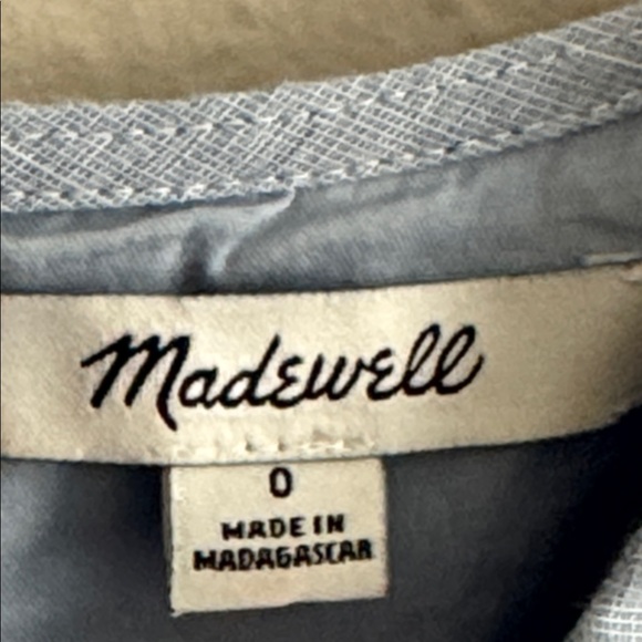 Madewell Bellflower Ruffle Dress 0 sleeveless summer women’s preppy beach - Picture 3 of 10